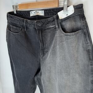 Hollister Women’s 15R High Rise Black Two-Toned Jeans Vintage Stretch 32x27 NWT